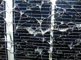 Broken Solar Panel